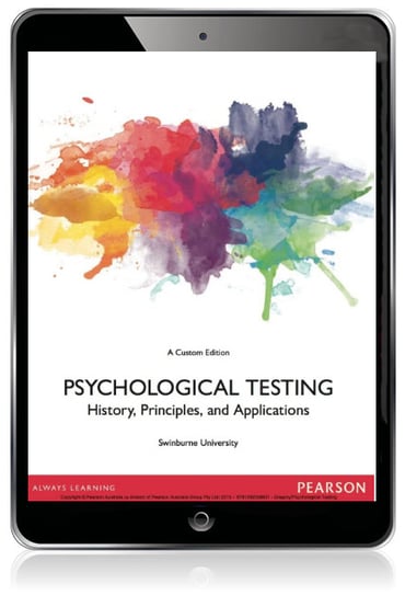 Psychological Testing: History, Principles, and Applications (Custom Edition eBook)