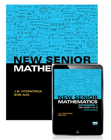 New Senior Mathematics Extension 1 Years 11 & 12 Student Book with eBook