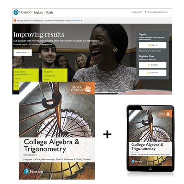 College Algebra and Trigonometry, Global Edition + MyLab Math with eText