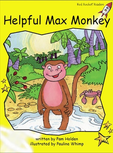 Red Rocket Readers: Early Level 2 Fiction Set C: Helpful Max Monkey (Reading Level 8/F&P Level E)