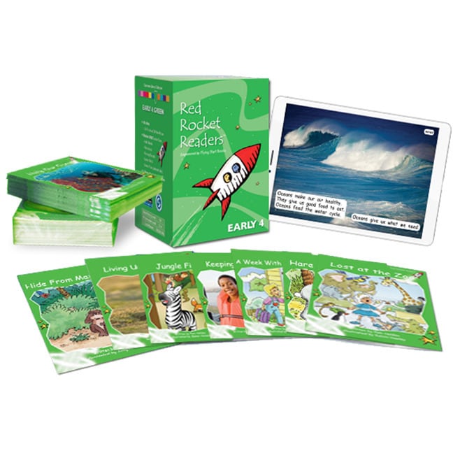 Red Rocket Readers: Early 4 Level Green Classroom Library