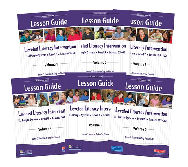 Fountas & Pinnell Leveled Literacy Intervention (LLI) Purple Lesson Guides