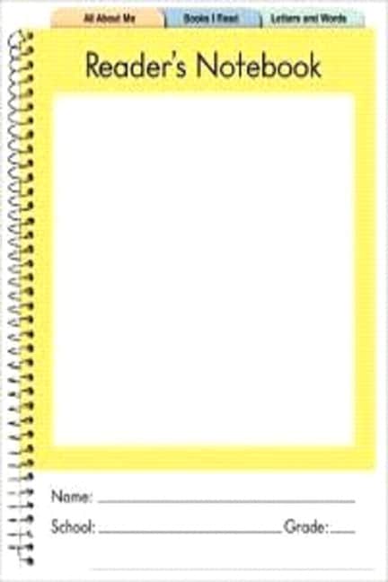 Fountas & Pinnell's Reader's Notebook Primary K-2 (25 Pack)