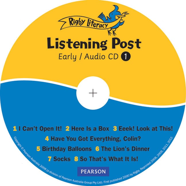 Rigby Literacy Early Level Listening Post CD