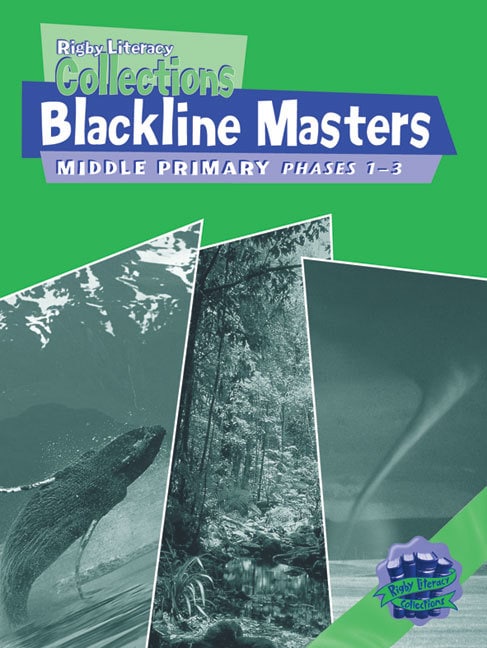 Rigby Literacy Collections Level 3 Blackline Master Book