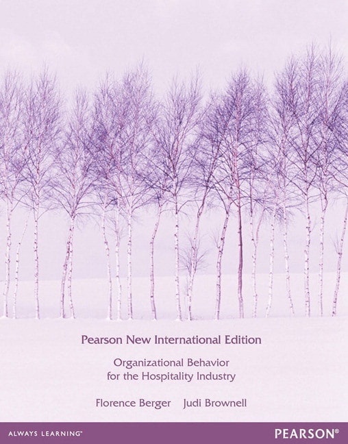 Organisational Behaviour for the Hospitality Industry: Pearson New International Edition PDF eBook
