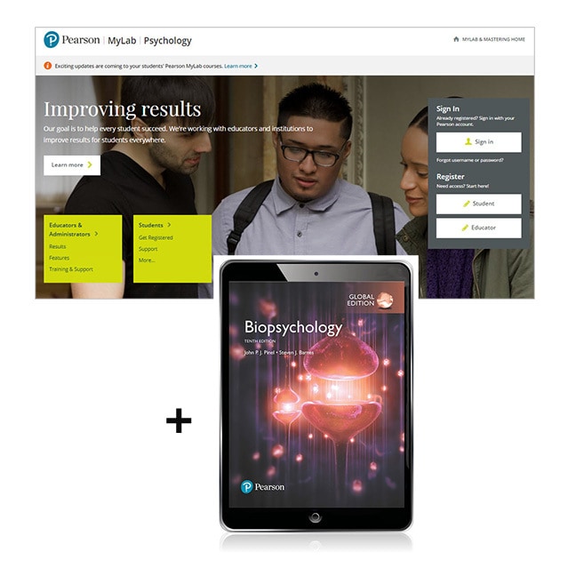 MyPsychLab with Pearson eText - Instant Access - for Biopsychology, Global Edition (ECOMM)