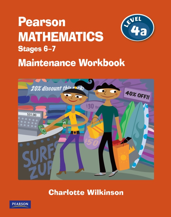 Pearson Mathematics Level 4a Stages 6-7 Maintenance Workbook