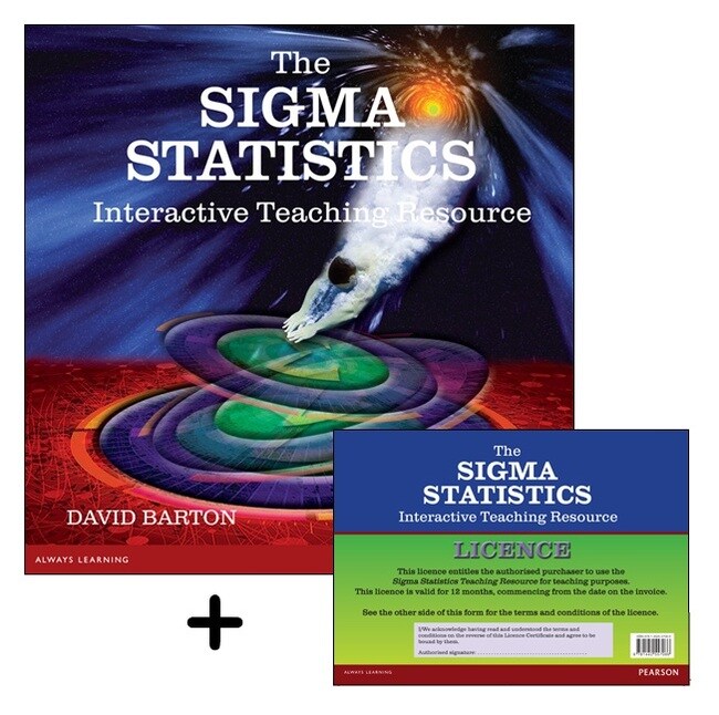 Sigma Statistics Interactive Teaching Resource Pack (CD + Licence): NCEA Level 3