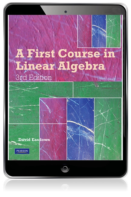 A First Course In Linear Algebra (Custom Edition eBook)