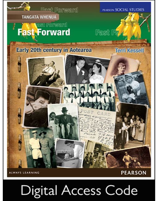 Pearson Social Studies: Tangata Whenua - Fast Forward: Early 20th Century in Aotearoa eBook - 1 year lease