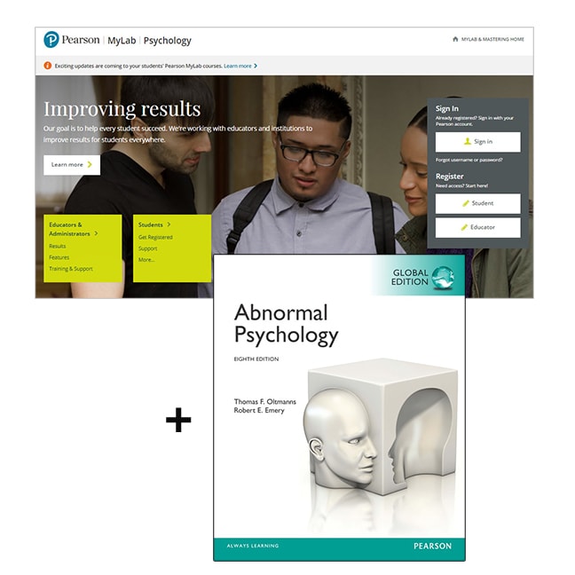 Abnormal Psychology, Global Edition + MyLab Psychology