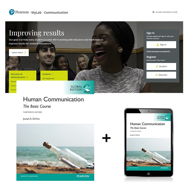 Human Communication: The Basic Course, Global Edition + MyLab Communication with eText