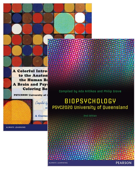 Biopsychology (Custom Edition) + A Colorful Introduction to the Anatomy of the Human Brain: A Brain & Psychology Coloring Book (Custom Edition)