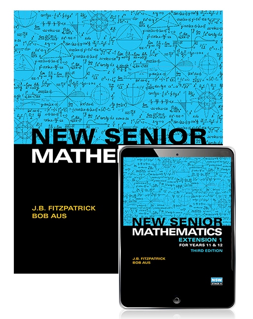 New Senior Mathematics Extension 1 Years 11 & 12 Student Book with eBook