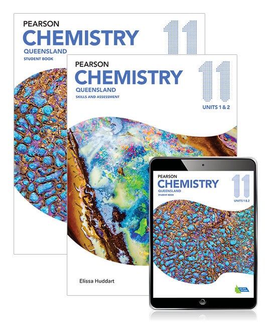 Pearson Chemistry Queensland 11 Student Book, eBook and Skills & Assessment Book