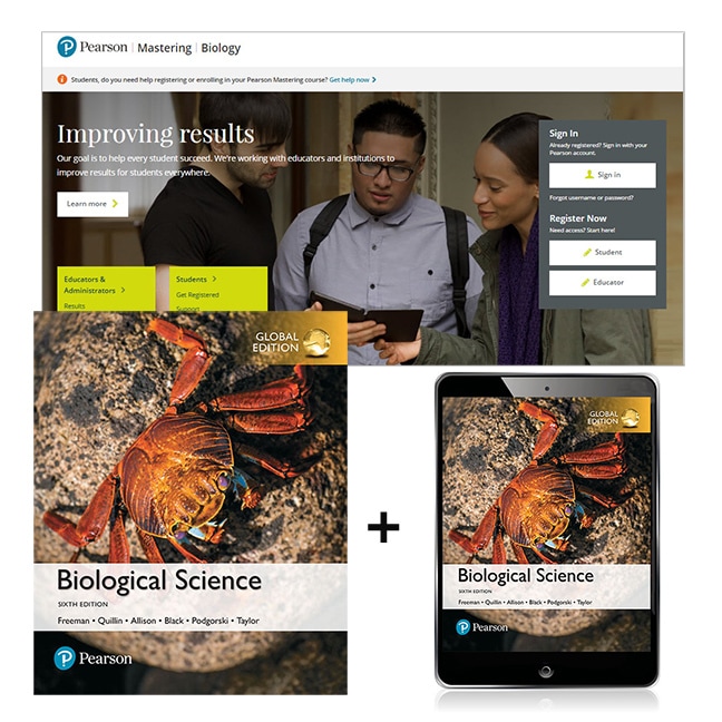 Biological Science, Global Edition + Mastering Biology with eText
