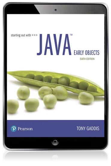 Starting Out with Java: Early Objects