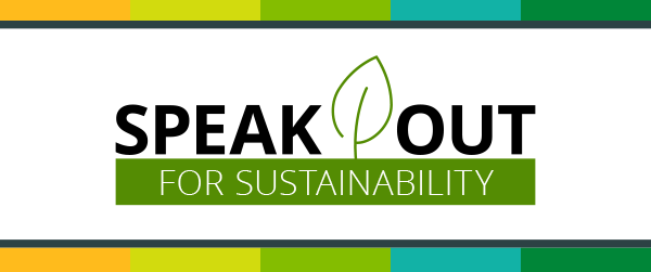 Speak Out for Sustainability logo