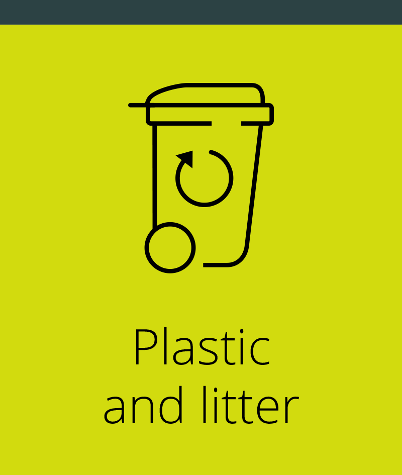 Plastic and litter image
