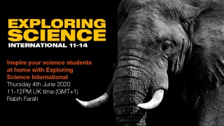 Exploring science international webinar banner