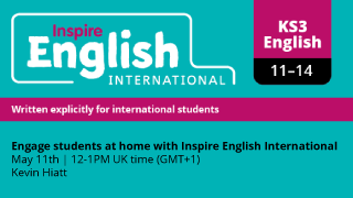 Inspire English International webinar