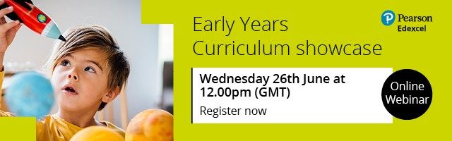 Pearson Edexcel Early Years Curriculum – showcase