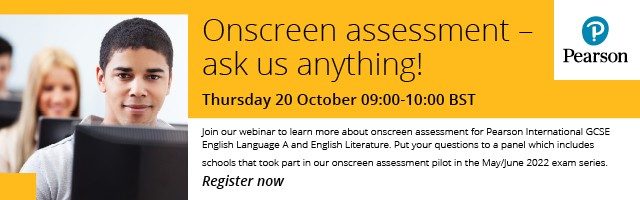 Onscreen assessment - ask us anything!