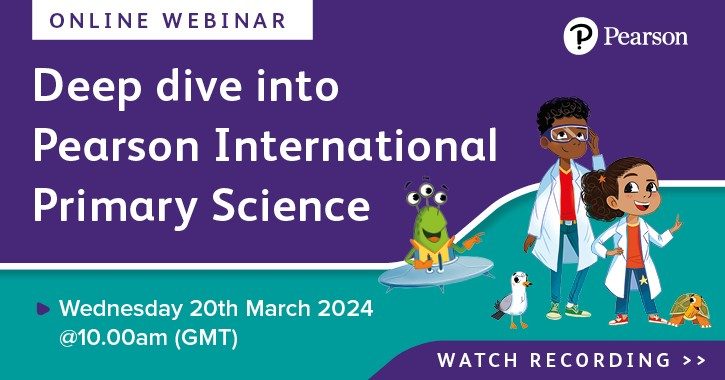 Pearson International Primary Science Webinar
