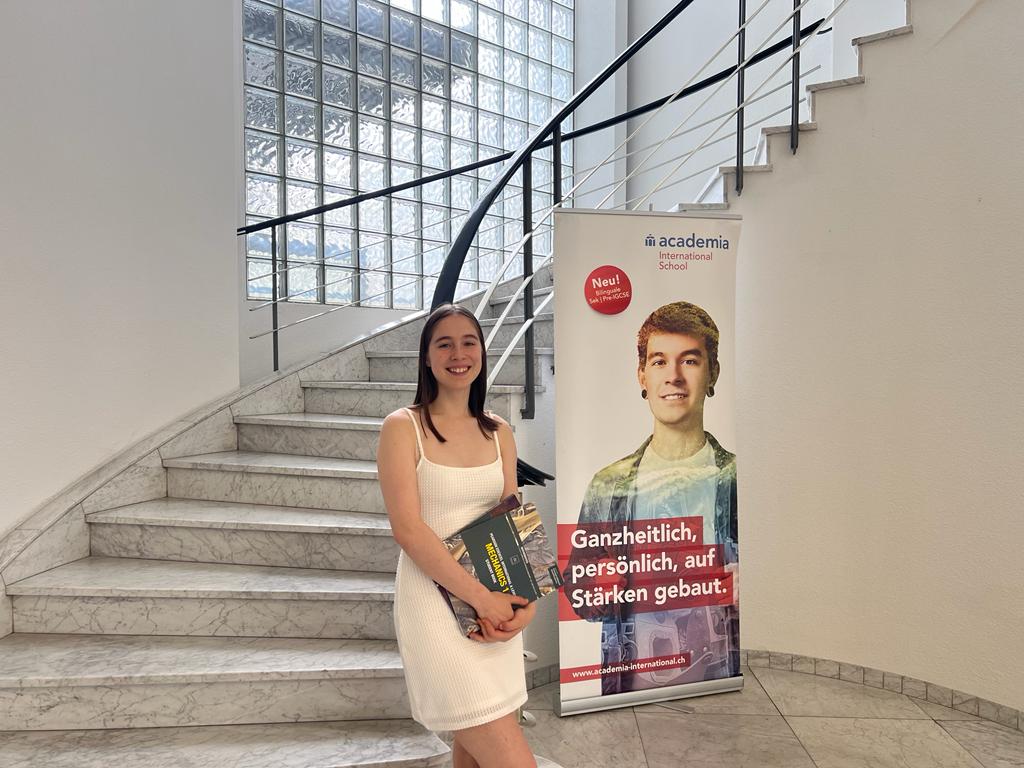 Ella Cameron, A level student at Academia International School