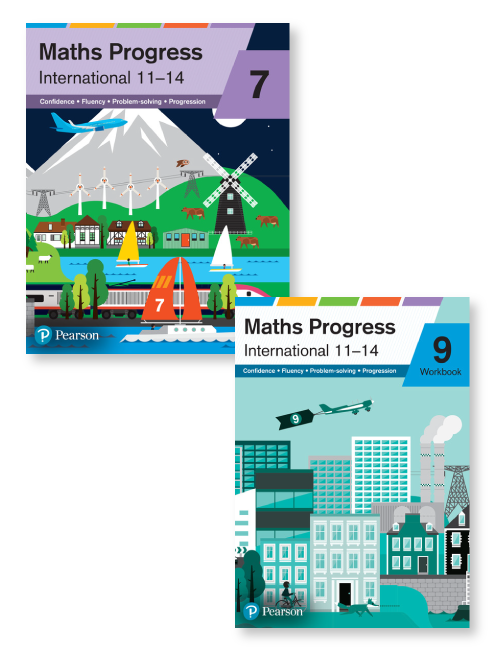 Maths Progress Interrnational book covers