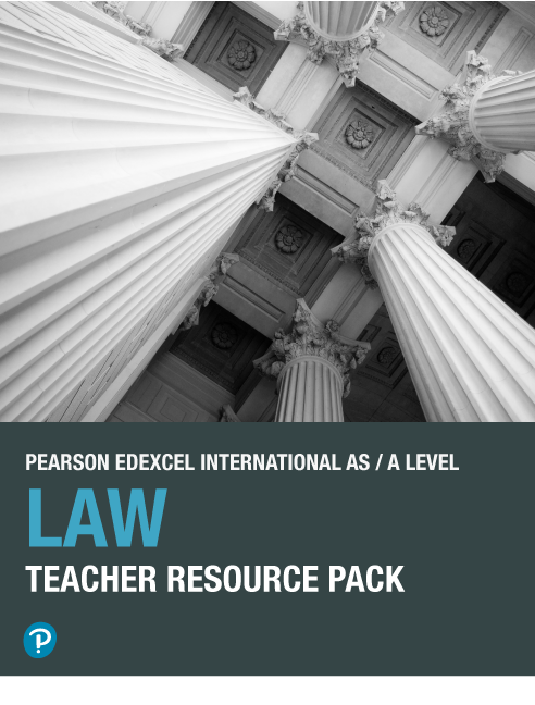Pearson Edexcel International Advanced Level Law cover