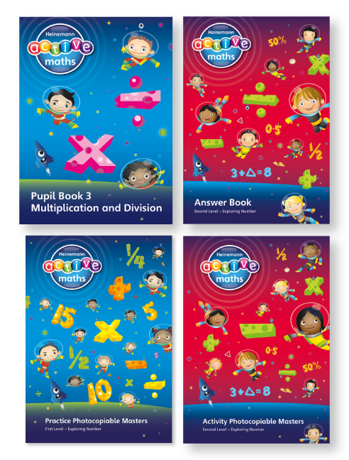 Collection of New Heinemann Maths book covers