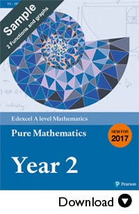 A Level Maths Pure Mathematics 2 sample
