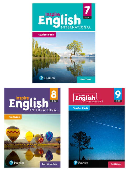 Inspire English International book covers