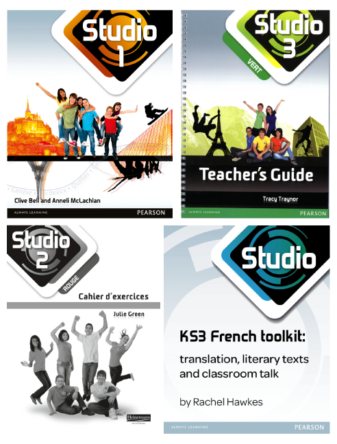 Collection of KS3 Studio French books