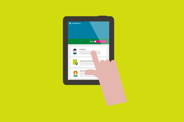 International GCSE Resources, touchscreen icon 