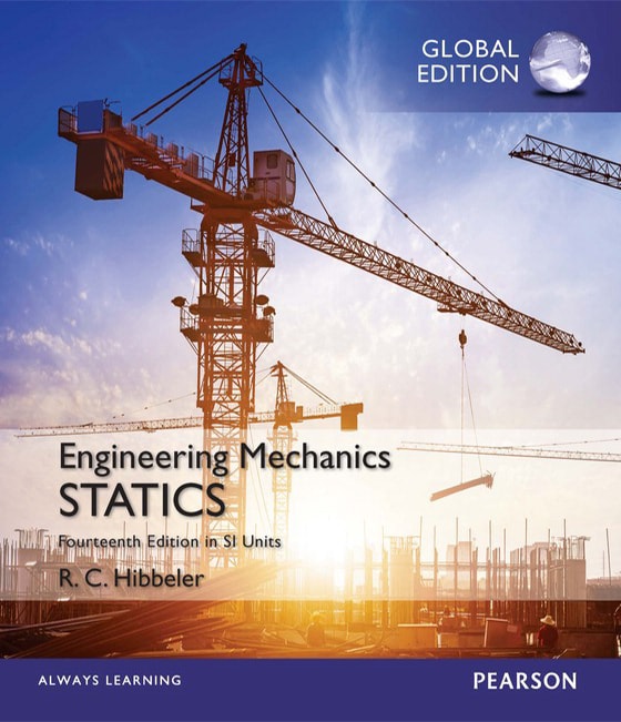 <img alt="Engineering Mechanics: Statics in SI Units, 14/E. Russell C. Hibbeler">