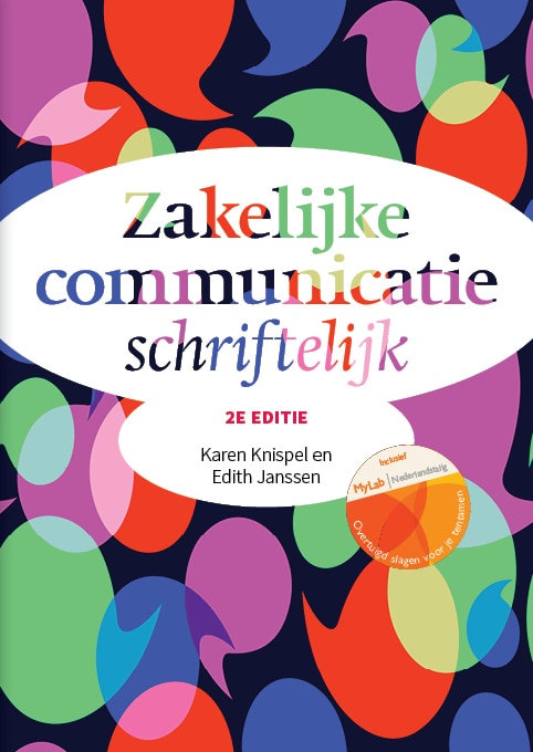 Cover Zakelijke communicatie - Schriftelijk, 4e editie met MyLab NL