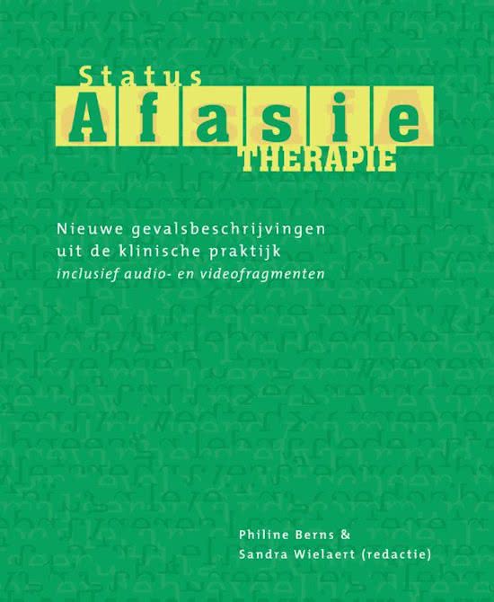 Cover Status afasietherapie - deel 2