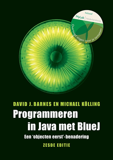 Cover Programmeren in Java met BlueJ, 6e editie met MyLab NL