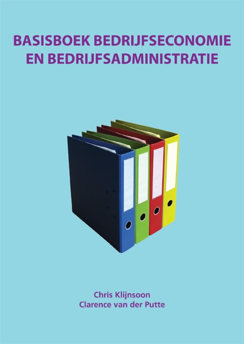 Cover Basisboek bedrijfseconomie en bedrijfsadministratie