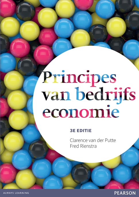 Cover Principes van bedrijfseconomie, 3e editie met MyLab NL
