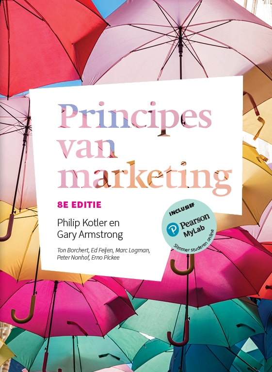 Cover Principes van marketing, 8e editie met MyLab