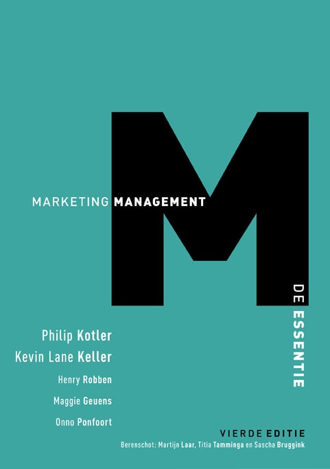 Cover Marketingmanagement, de essentie, 4e editie
