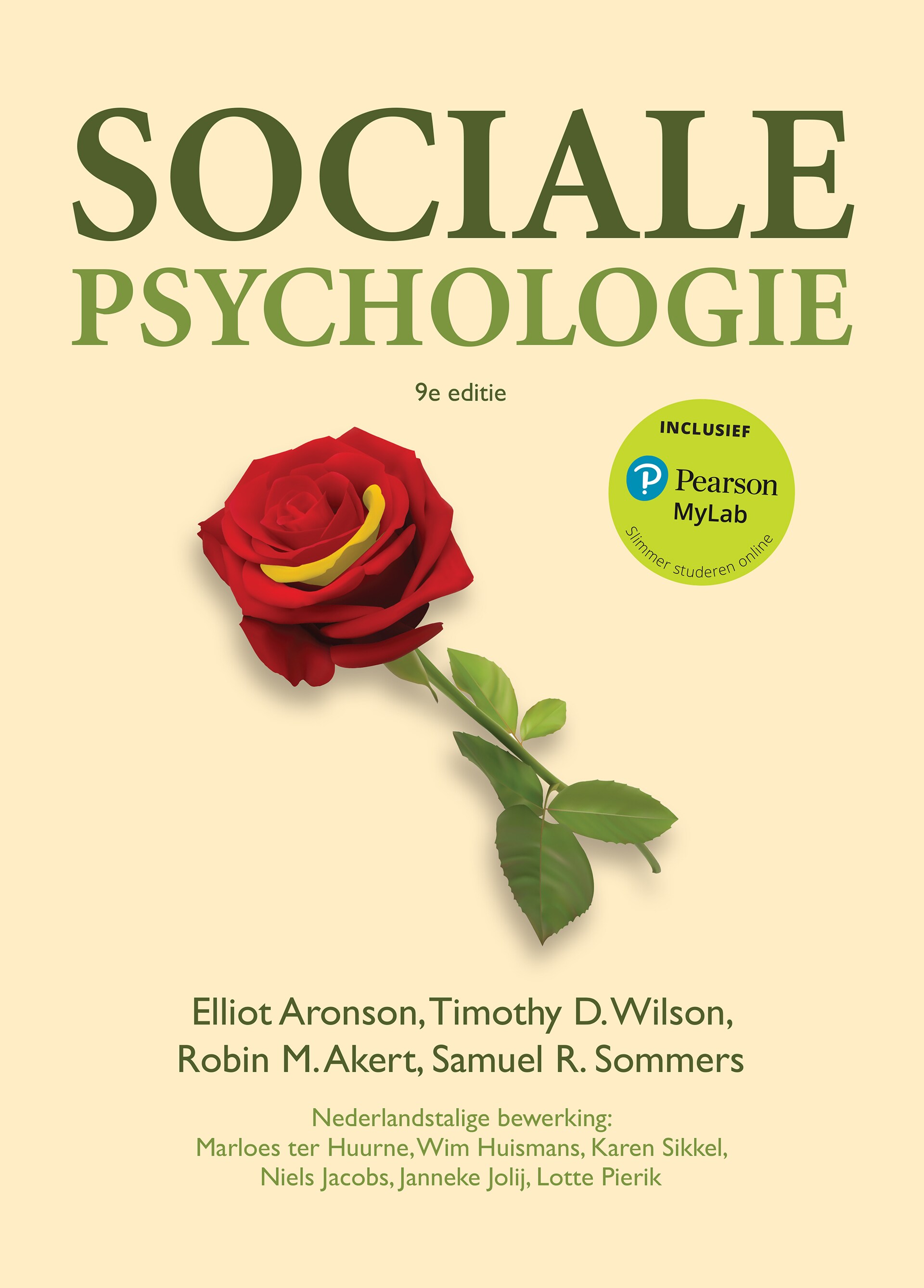 Cover Sociale psychologie, 9e editie met MyLab