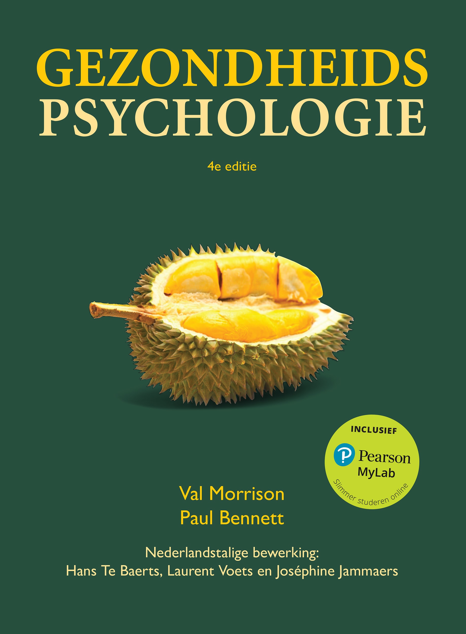 Cover Gezondheidspsychologie, 4e editie met MyLab