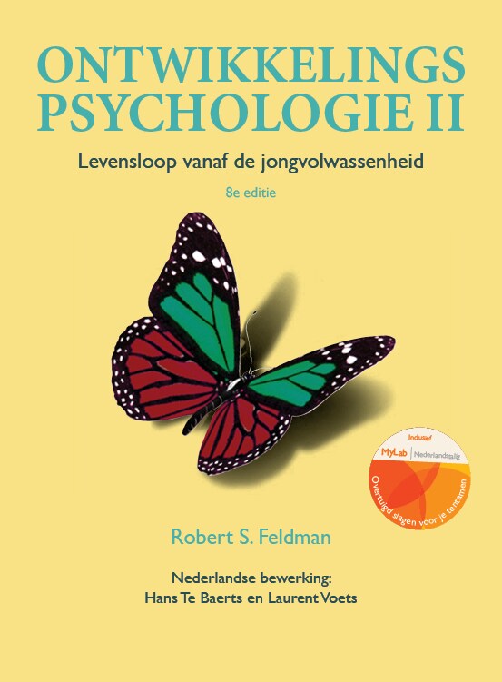 Cover Ontwikkelingspsychologie II, 8e editie met MyLab