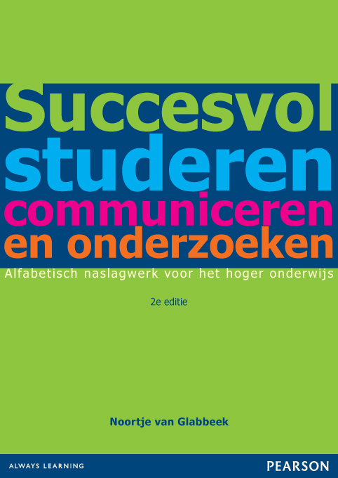 Cover Succesvol studeren, communiceren en onderzoeken, 2e editie