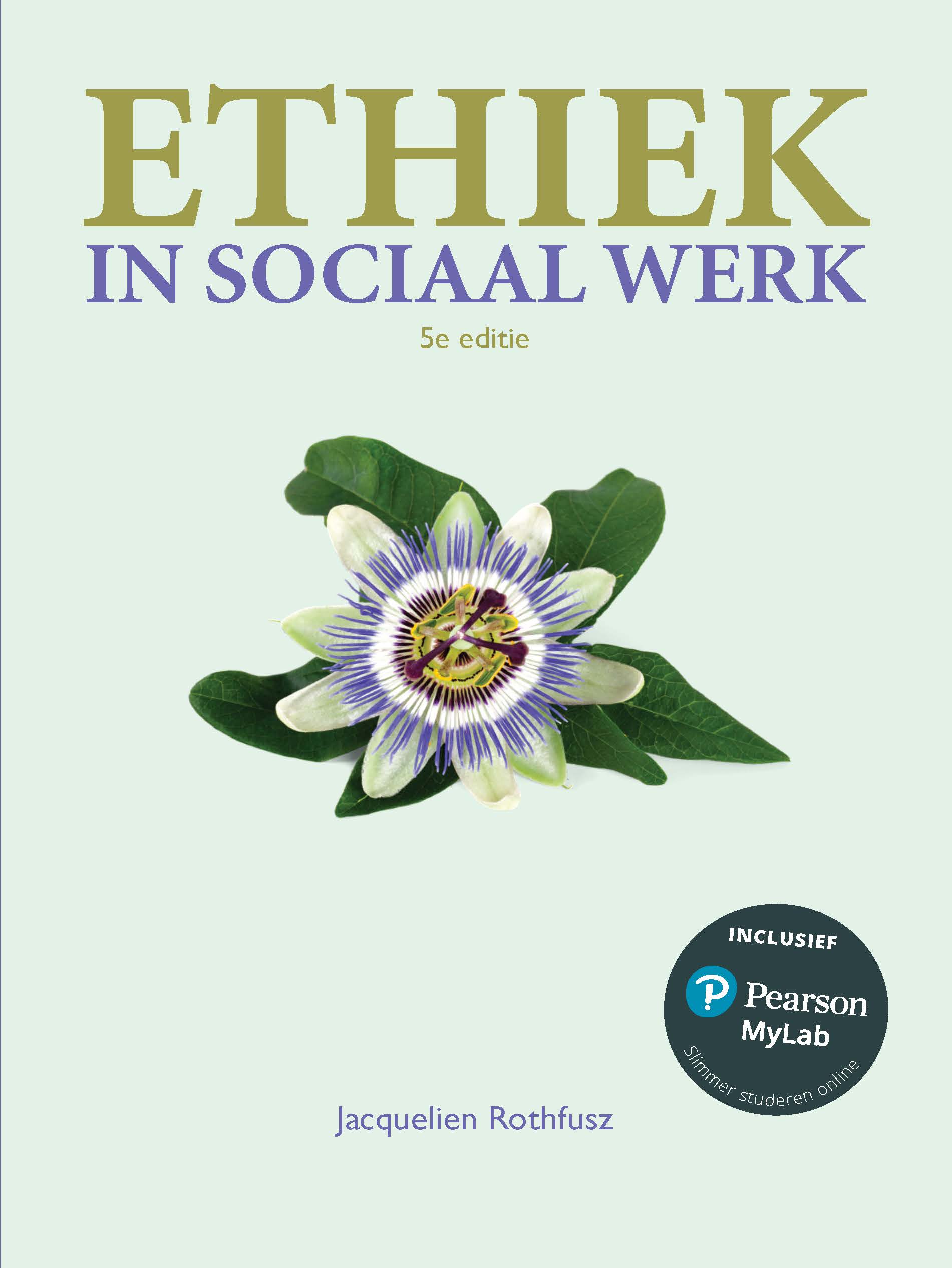 Cover Ethiek in sociaal werk, 5e editie met MyLab
